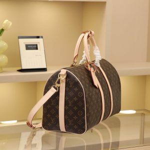 Alternative view of 【Top-Tier Original Custom-Made Chip Version】🔥M41418 Vintage Small Size Spacious capacity, flexible usage. Durable and reliable. Stylish yet mature and steady. Features secure dual zippers and a padlock, making it ideal for business or leisure. Dimensions: 45 × 27 × 20 cm